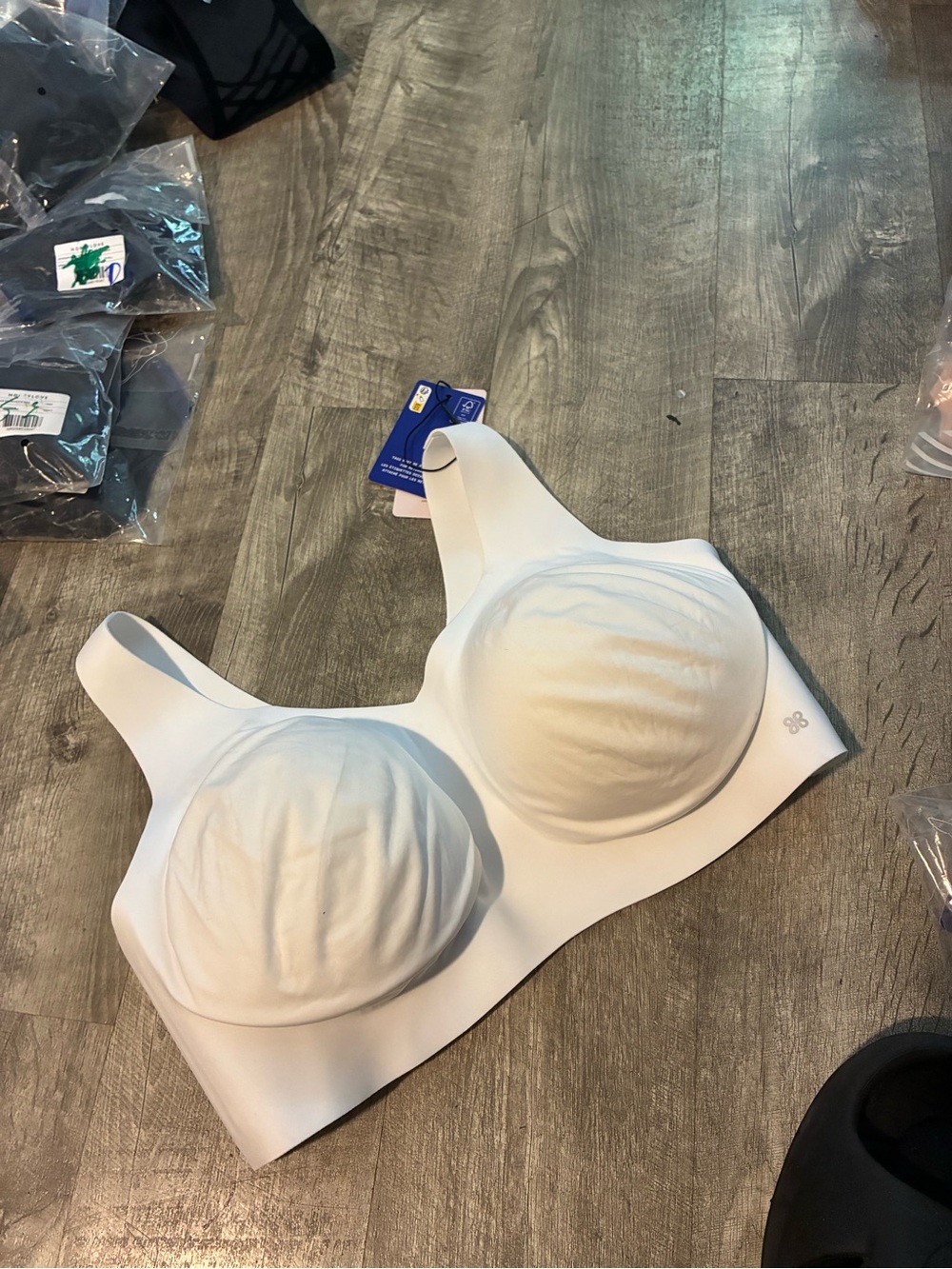 Women’s Honeylove SoftForm Bra LiftWear V Neck New NWT SZ XL++